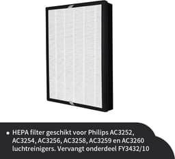 Filter set geschikt voor de Philips AC3252 - AC3260 luchtreinigers. FY3432 en FY3433 van Replacements® — thumbnail 5
