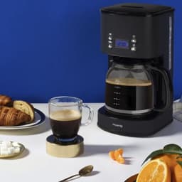 Programmeerbaar koffiezetapparaat - HKoeNIG - MG32 - 1,5 L (12 kopjes) - 1000 W - LCD scherm - Warmhouden - Zwart en RVS — thumbnail 2