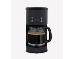 Programmeerbaar koffiezetapparaat - HKoeNIG - MG32 - 1,5 L (12 kopjes) - 1000 W - LCD scherm - Warmhouden - Zwart en RVS