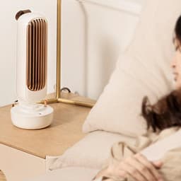 DrPhone CLU3 – Bevochtigende Ventilator Toren – Drie Snelheden – Sproeifunctie – 60 Windgeleidingsbladen – Ruimtebesparend - Wit — thumbnail 5