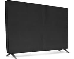 kwmobile tv hoes voor 49-50" TV cover - Beschermhoes voor televisie - Voor binnengebruik - Tegen vuil en stof - In zwart