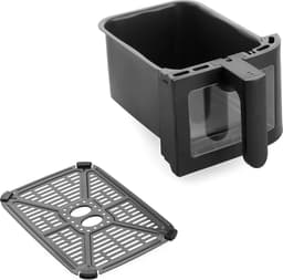 GreenPan - Bistro dubbele airfryer - 4L+4L - 9 programma's - Digitaal Led Display - Automatisch Uitschakelen - zwart - PFAS-vrij — thumbnail 6