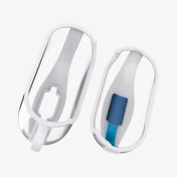 Spigen Ultra Hybrid - Hoesje Geschikt voor Apple AirPods 4 - Transparant Wit — thumbnail 3