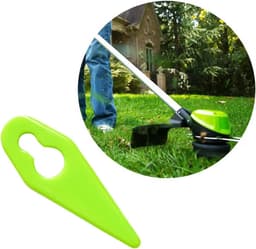 100 stuks groene kunststof messen vervangende messen voor grasmaaier trimmesschraper accessoires ST01 ST02 ST04 ST05 ST20 GT3.0 GT4.0 GT50. — thumbnail 3
