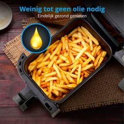 MEDION XXL Dubbele Airfryer P20 - 2 zones - 8,7 L - 2600 W - Zwart — thumbnail 2