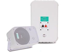 Pyle Luidspreker – 2-Weg Speakers -Plafondluidsprekers -Buitenluidsprekers- Stevige Universele Bevestiging - 500 W- Geschikt voor Zwembad, Patio en Binnengebruik-Wit