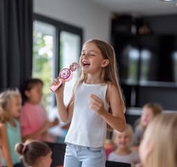 Pokémon Jigglypuff - draadloze karaoke microfoon voor kinderen - oplichtend LED display - speaker - stemvervorming — thumbnail 5
