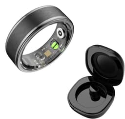 DrPhone RingSense V3 – Smart Ring - Europese ringmaat 62 - 5ATM Waterdicht – Slaapmonitor – Hartslagmeter - SpO2 + Case - Zwart — thumbnail 1