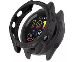 Strap-it Robuust TPU hoesje - bescherm case geschikt voor de Garmin Forerunner 265 (zwart)