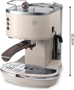 Thuys – Espressomachine – Koffiezetapparaat – Koffiemachine – Beige — thumbnail 2