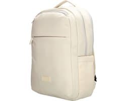 Beagles Temisas Laptop Rugzak 15,6 inch - Perfect voor School en Werk - Veel handige vakken - Waterafstotend - Crème