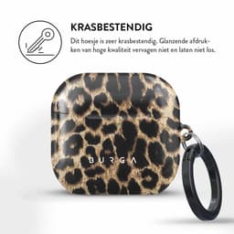 Burga Telefoonhoesje geschikt voor Apple AirPods 4 Telefoonhoesje | Burga AirPods Case Backcover | Schokbestendig AirPods 4 Telefoonhoesje | Anti Shock Proof - Player | Bruin — thumbnail 3