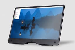 Raspberry Pi 15,6 inch portable monitor - HDMI display - Zwart — thumbnail 1