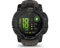 Garmin Instinct® 3 - Smartwatch - AMOLED - 50 mm - Black Bezel with Charcoal Band