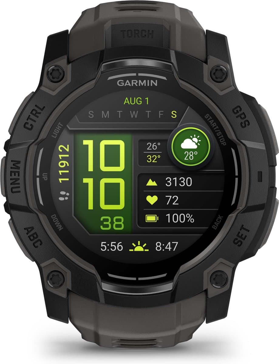 Garmin Instinct 3 50mm Zwart — afbeelding 1
