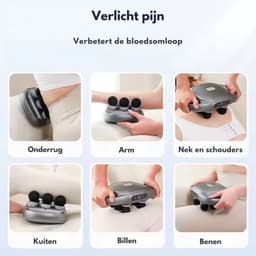 Jubilife - Massage Apparaat - 6 Koppen - Diepe Spiermassage — thumbnail 4