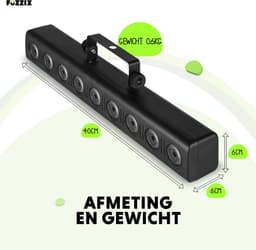 Partybar - Fuzzix Orion feestverlichting voor café en mancave - Met RGBW LED’s en afstandsbediening — thumbnail 4