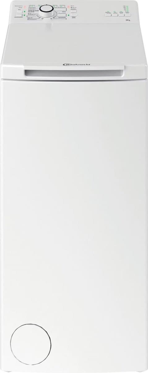 Bauknecht WAT Prime 6 L3 | Bovenlader wasmachine | Duits display — afbeelding 1