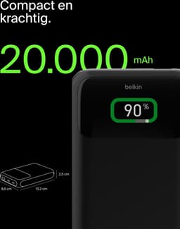 Belkin BoostCharge Pro Laptop Powerbank met Power Delivery 20.000 mAh Zwart — thumbnail 3