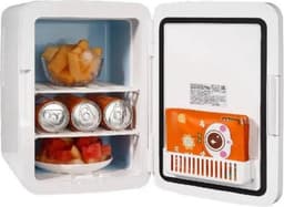 Mini Koelkast - Koelen en Verwarmen - 9V/220V Minibar - Wit — thumbnail 5