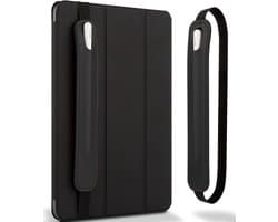 Tablet Stylus Beschermhoes - Capacitieve Pen Leren Hoes - Voor Apple Pencil Capacitieve Pen Hoes - iPad Touch Screen Pen Opslag Elastische Hoes - Eenvoudig te Installeren en Verwijderen - Zwart