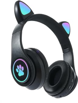 KINSI Bluetooth Gaming Headset - Stylish Kat Oor Design met LED - Verlichting! Perfect voor Meisjes, Compatibel met Alle Apparaten (Tablet / Computer / Telefoon) — thumbnail 1