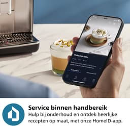 Philips 2200 Series - Espressomachine - 2 Soorten Koffie & Heet water - Melkopschuimer voor Cappuccino - Keramische molen - Volautomatisch - Zwart - Koffiemachine met bonen - EP2220/10 — thumbnail 7