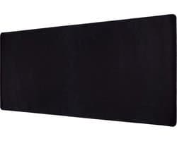 Bureau onderlegger - Muismat XXL - Gaming Muismat - Zwart - 90x45 cm