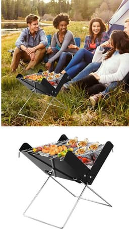 Home & Marker - Opvouwbare Barbecue - Draagbare Barbecue - Opvouwbare BBQ - Camping BBQ - Camping Barbecue - Mini Barbecue - GRILLOMATE — thumbnail 2