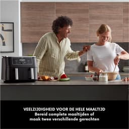 Foodi Max Dual Zone Airfryer – 2 Laden – 9.5L – 6-In-1 Functies – Olievrij – Anti-Aanbak – Vaatwasserbestendig – Zwart — thumbnail 10