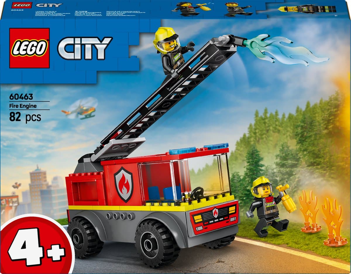 LEGO City - Brandweerauto Constructiespeelgoed — afbeelding 1
