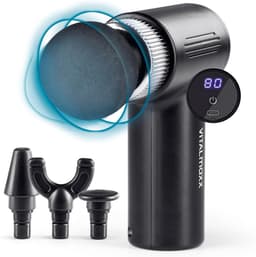 Massagepistool met 6 Niveaus en 4 Opzetstukken - Draagbaar en Oplaadbaar voor Diepe Ontspanning — thumbnail 1