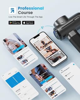 Draagbaar Massagepistool met Warmte en Kou - Percussie en Diepe Weefselmassage - Elektrisch Handmassagepistool voor Spierherstel — thumbnail 5