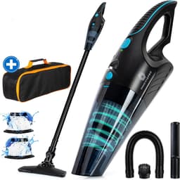 Innovixpro® Steelstofzuiger – Nat&Droog – Steelstofzuiger draadloos – 17000Pa –Steelstofzuigers – ExtremeZuigkracht – Jouw ultieme schoonmaakpartner – Steelstofzuiger Zonder zak op accu – InclusiefReistas – Kruimeldief Met steel — thumbnail 1