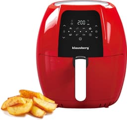 Klausberg KB-7571 - Heteluchtfriteuse - 1800W - 7,7L - Rood — thumbnail 6