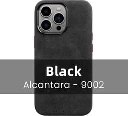 BUGOLINI Itachi - Magnetische Alcantara Hoes Geschikt voor iPhone 16 Pro MAX - Achterkant hoes - 9002 Alcantara Italië — thumbnail 3