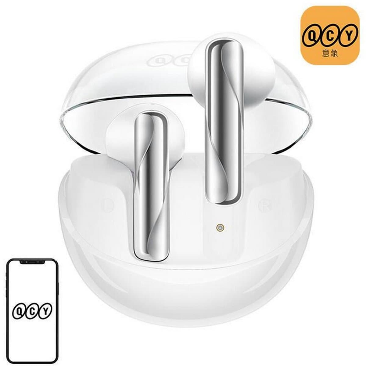 QCY - T32 white - Hoofdtelefoon — afbeelding 1