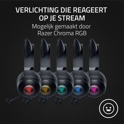 Razer Kraken Kitty V2 - Gaming Headset - 7.1 Surround - RGB - Zwart — thumbnail 4