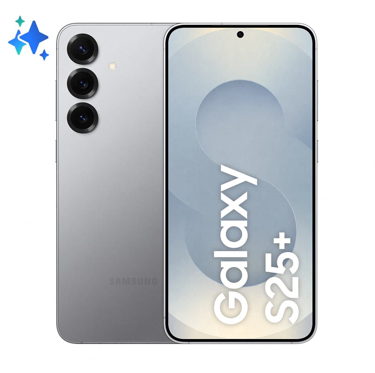Samsung Galaxy S25+ 17 cm (6.7") Dual SIM Android 15 5G USB Type-C 12 GB 512 GB 4900 mAh Zilver — afbeelding 1