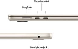 Apple MacBook Air (2025) 15 - M4 - 24 GB - 512 GB - Sterrenlicht — thumbnail 2