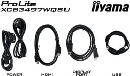 iiyama ProLite XCB3494WQSU-B1 - 34 inch - WQHD - VA - USB-Hub (4x) - Verstelbaar - Curved — thumbnail 4