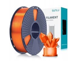 SUNLU PETG Oranje transparant / Orange 1kg - 1.75mm - 3D printer filament