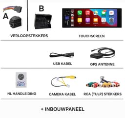 Autoradio 2/64GB met Carplay en Android auto | Geschikt voor Mini Cooper 2000-2007 | Radio scherm met Navigatie | 2000 2001 2002 2003 2004 2005 2006 2007 | R50 R52 R53 — thumbnail 4