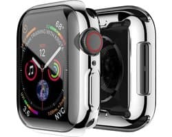 Apple Watch Siliconen Case - Zilver - 40mm - 360 bescherming