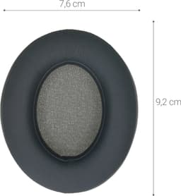 kwmobile 2x oorkussens geschikt voor Beats Studio 2 / 3 Wireless - Earpads voor koptelefoon in steengrijs — thumbnail 5