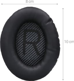 kwmobile 2x oorkussens geschikt voor Bose Quietcomfort 35 35II 25 15 / QC35 QC35II QC25 QC15 - Earpads voor koptelefoon in zwart — thumbnail 5