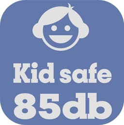 Kinder hoofdtelefoon DOBI by doobs - Draadloze koptelefoon Bluetooth met led kattenoortjes licht blauw - KIDS - VOLUME BEGRENZING - 85DB — thumbnail 3