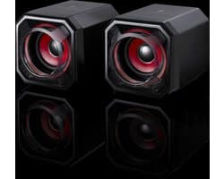 Gaming Speakers Verbatim Surefire Gator Eye Red Black
