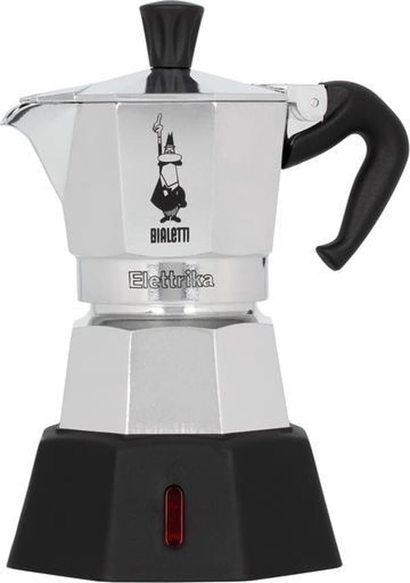 Bialetti Moka Elektrika 2 Kops – Elektrische Percolator – 230V – Aluminium – Italiaanse Espresso Maker — afbeelding 1
