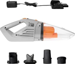 TurboTronic X12 Kruimeldief – Handstofzuiger – Grijs/Oranje — thumbnail 3
